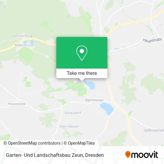 Карта Garten- Und Landschaftsbau Zeun