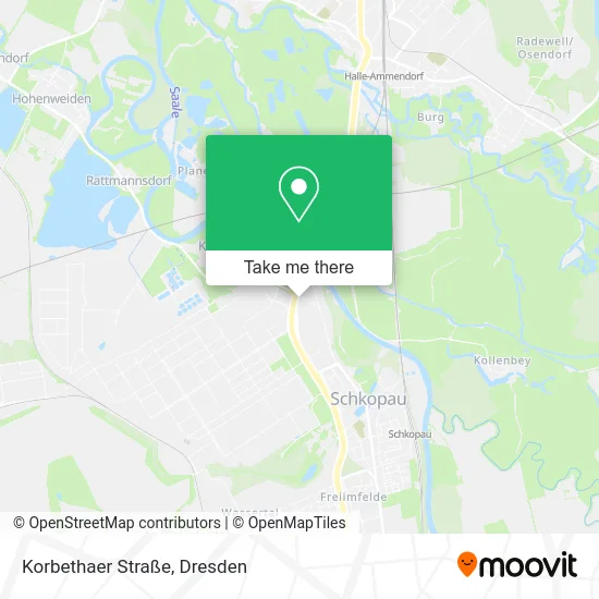 Карта Korbethaer Straße