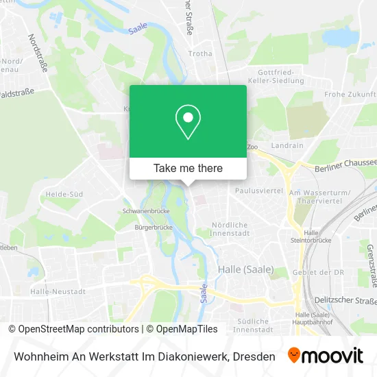 Карта Wohnheim An Werkstatt Im Diakoniewerk