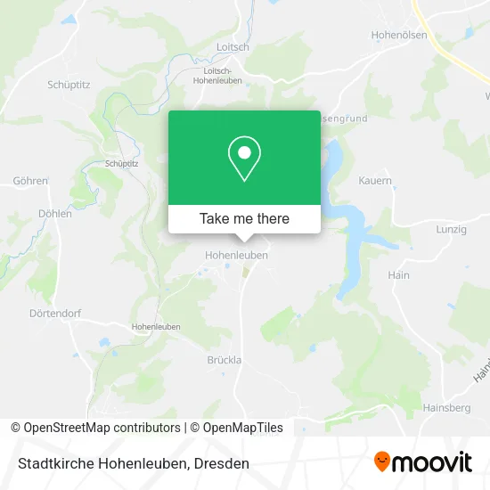 Карта Stadtkirche Hohenleuben