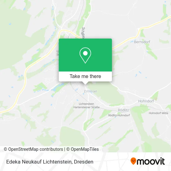 Карта Edeka Neukauf Lichtenstein