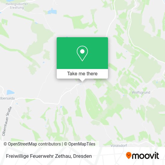 Карта Freiwillige Feuerwehr Zethau