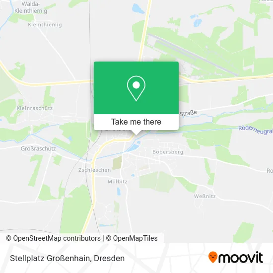 Карта Stellplatz Großenhain