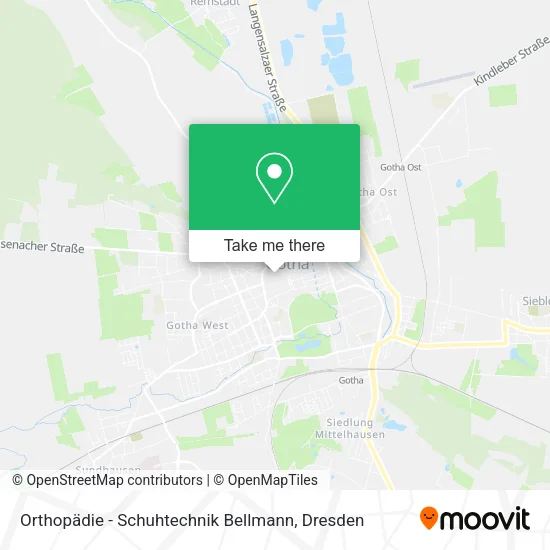 Карта Orthopädie - Schuhtechnik Bellmann