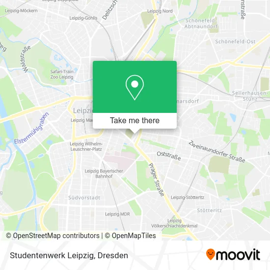 Карта Studentenwerk Leipzig