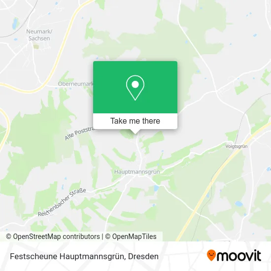 Карта Festscheune Hauptmannsgrün