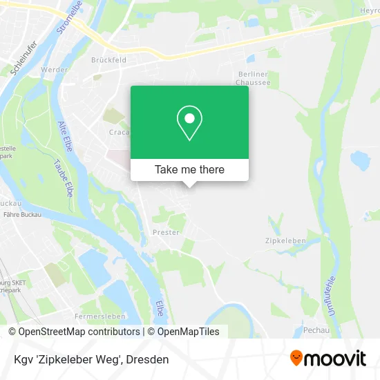 Карта Kgv 'Zipkeleber Weg'