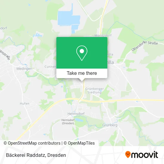 Карта Bäckerei Raddatz