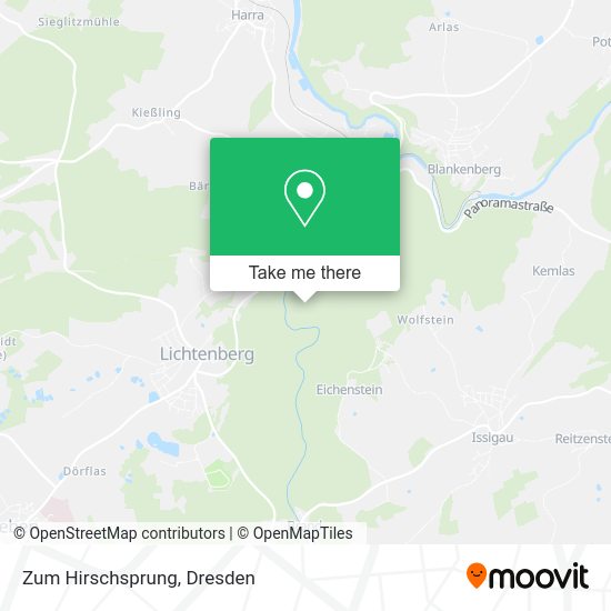 Карта Zum Hirschsprung