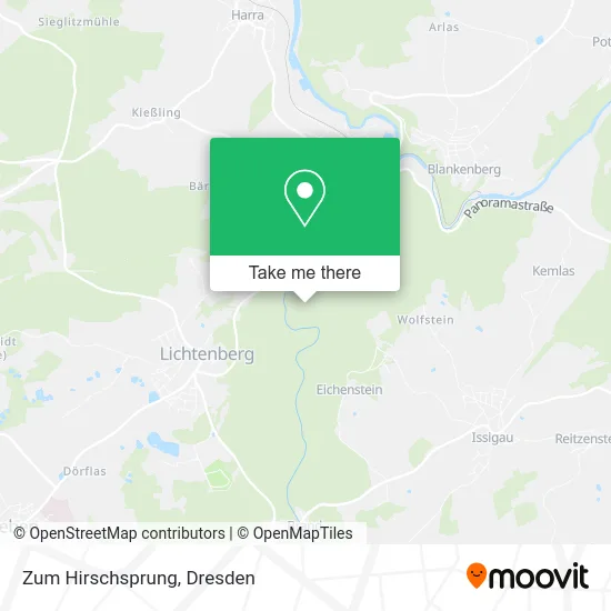 Карта Zum Hirschsprung
