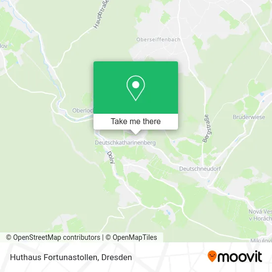 Карта Huthaus Fortunastollen