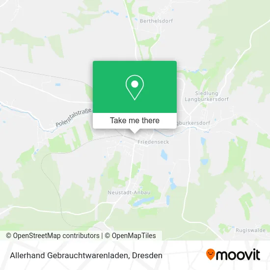 Карта Allerhand Gebrauchtwarenladen