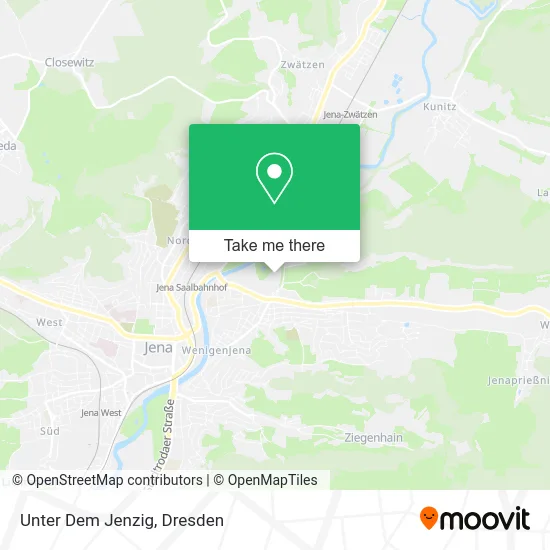 Карта Unter Dem Jenzig