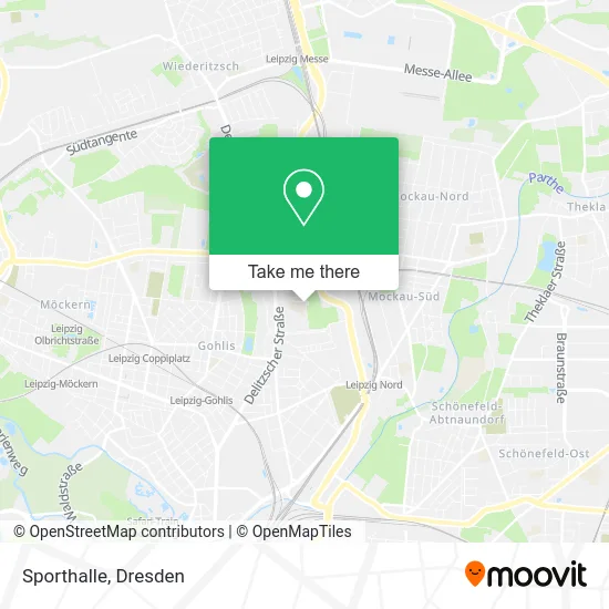 Карта Sporthalle