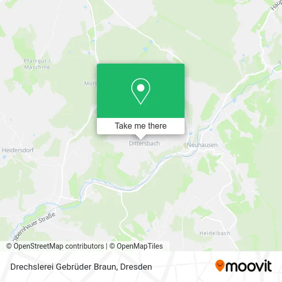 Карта Drechslerei Gebrüder Braun