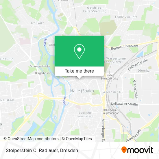 Карта Stolperstein C. Radlauer