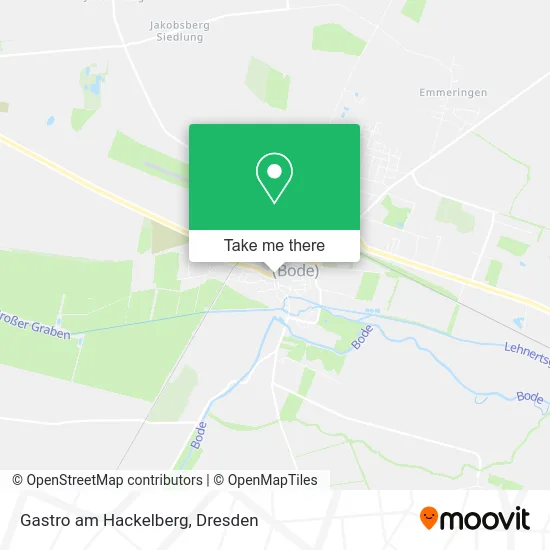 Карта Gastro am Hackelberg