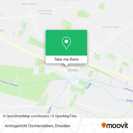 Карта Amtsgericht Oschersleben