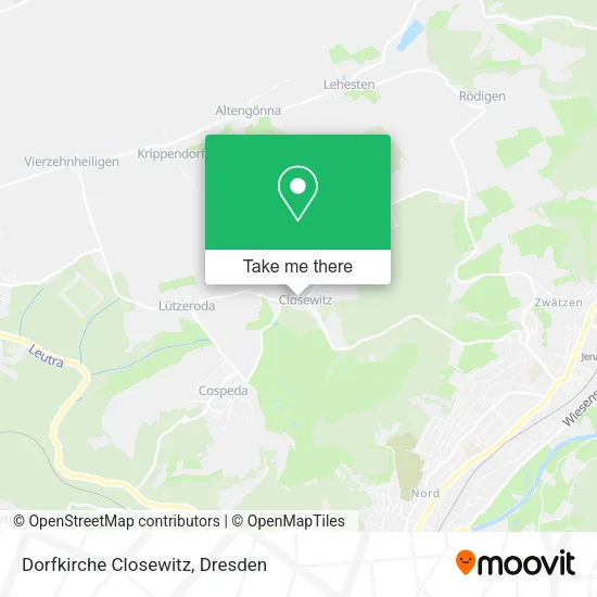 Карта Dorfkirche Closewitz