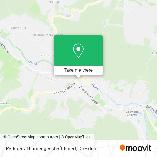 Карта Parkplatz Blumengeschäft Einert