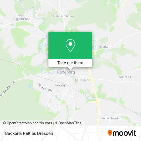 Карта Bäckerei Päßler