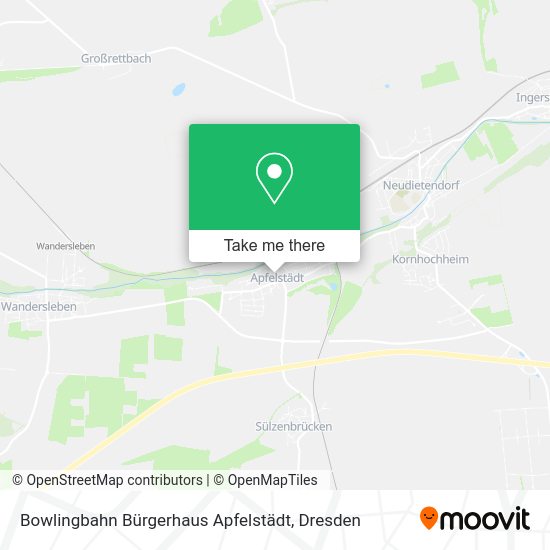 Карта Bowlingbahn Bürgerhaus Apfelstädt