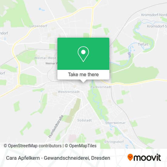 Карта Cara Apfelkern - Gewandschneiderei