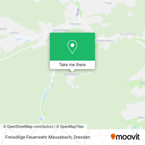 Карта Freiwillige Feuerwehr Meusebach