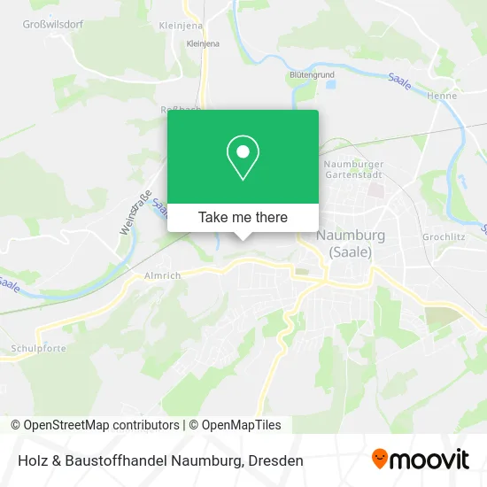 Карта Holz & Baustoffhandel Naumburg