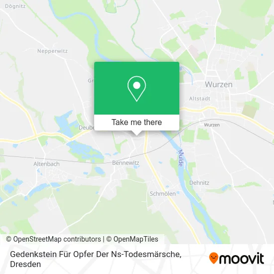 Карта Gedenkstein Für Opfer Der Ns-Todesmärsche