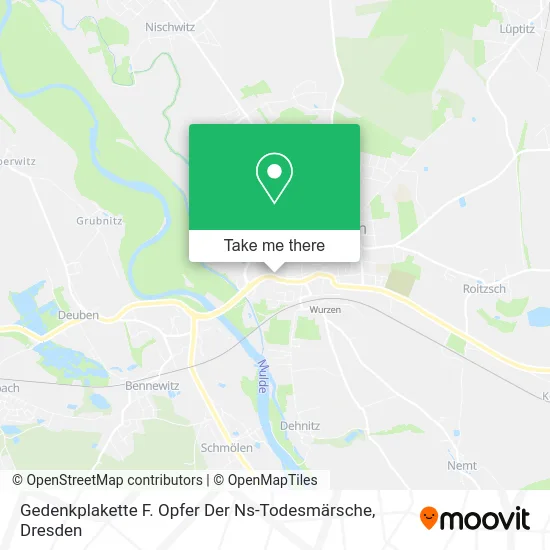 Карта Gedenkplakette F. Opfer Der Ns-Todesmärsche