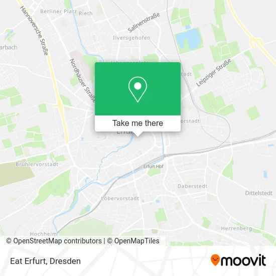 Карта Eat Erfurt