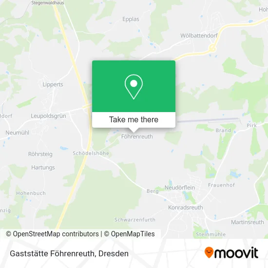 Карта Gaststätte Föhrenreuth