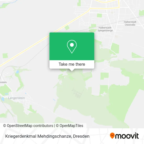 Карта Kriegerdenkmal Mehdingschanze