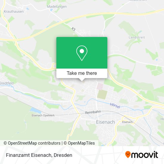 Карта Finanzamt Eisenach