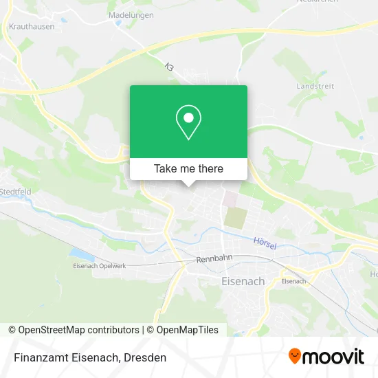 Карта Finanzamt Eisenach