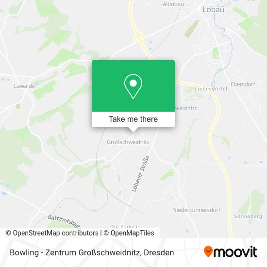 Карта Bowling - Zentrum Großschweidnitz