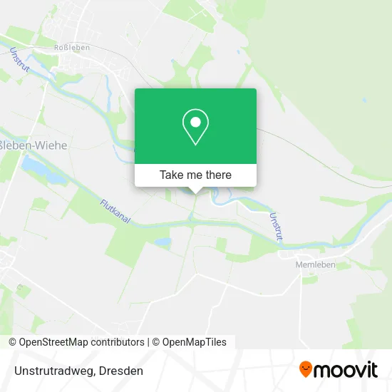 Карта Unstrutradweg