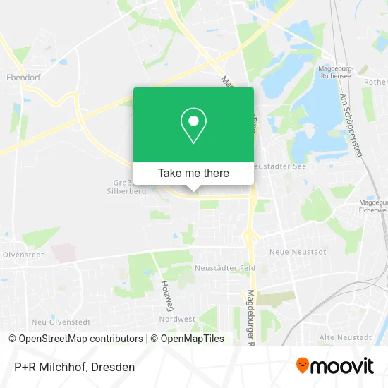 Карта P+R Milchhof