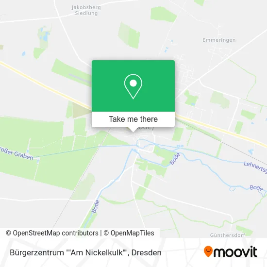 Карта Bürgerzentrum ""Am Nickelkulk""