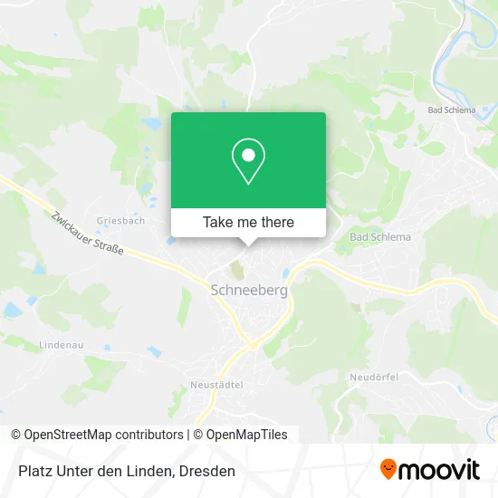 Карта Platz Unter den Linden