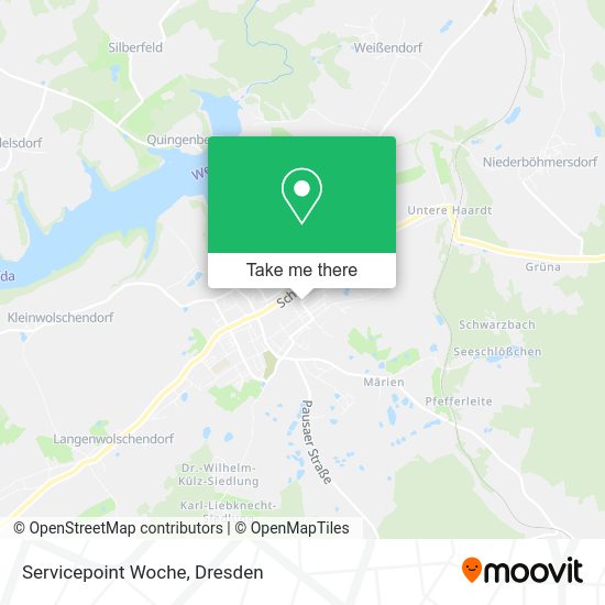 Карта Servicepoint Woche