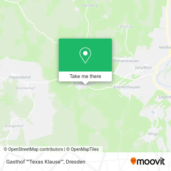 Карта Gasthof ""Texas Klause""