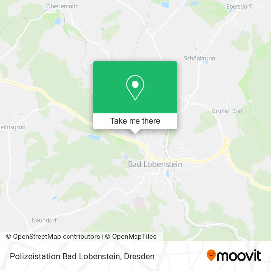 Карта Polizeistation Bad Lobenstein