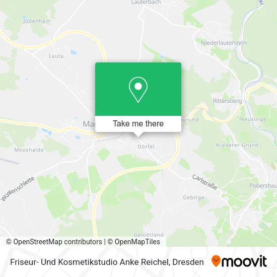 Карта Friseur- Und Kosmetikstudio Anke Reichel