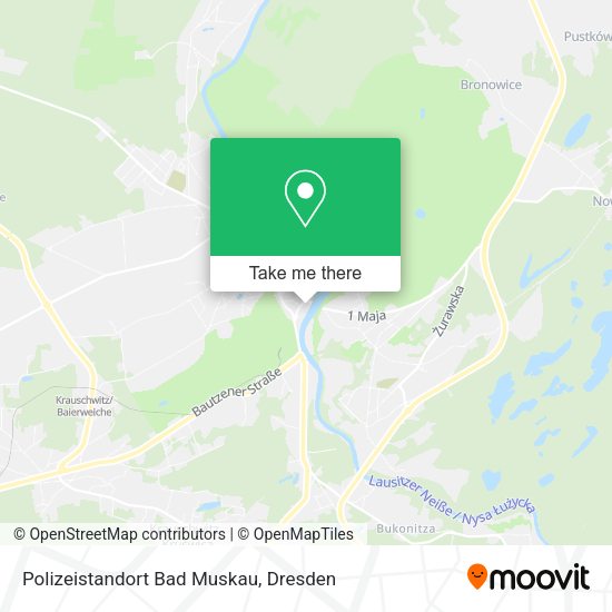 Карта Polizeistandort Bad Muskau