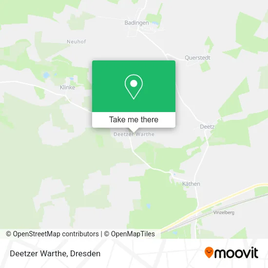 Карта Deetzer Warthe