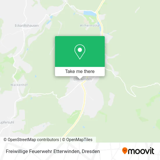 Карта Freiwillige Feuerwehr Etterwinden