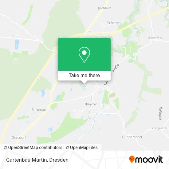 Карта Gartenbau Martin