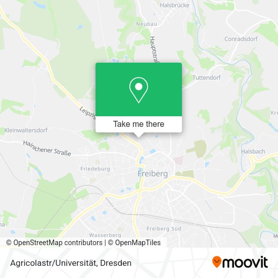 Карта Agricolastr/Universität